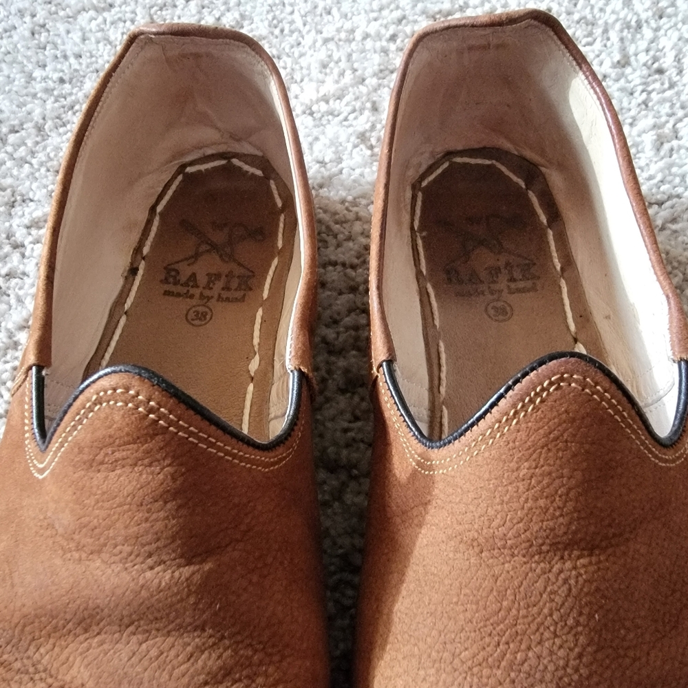 Turkish Modern Brown Rafik Slip-ons - Picture 3 of 5